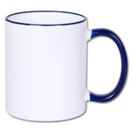 Color handle sublimation mug