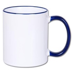 Sublimation Mug - Rim and Handle Coloured