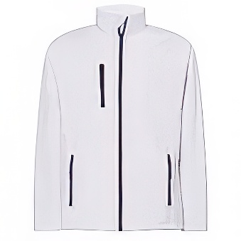 Bluza softshell męska do sublimacji Kolor: biały Rozmiar: XL