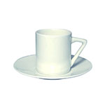 Espresso cup with saucer for sublimation