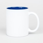 White laser engraving mug - color inside