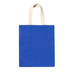 Jute shopping bag with a cotton handle