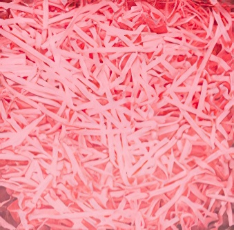 Wypełniacz papierowy do paczek różowy neon, różowo-neonowy, 1 kg, kolor - różowo-neonowy