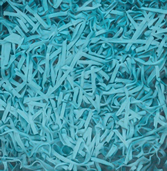 Wypełniacz papierowy do paczek błękitny, błękitny, 1 kg, kolor - błękitny