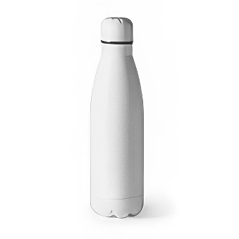 Metalowa butelka termiczna do sublimacji i graweru, kolor - biały, 520 ml