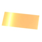 Złota tabliczka metalowa do termotransferu i sublimacji - 50 sztuk