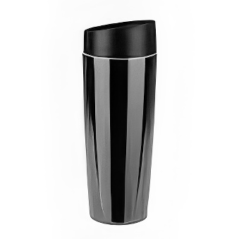 Kubek termiczny czarny, 375 ml