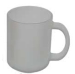 Frosted glass sublimation mug