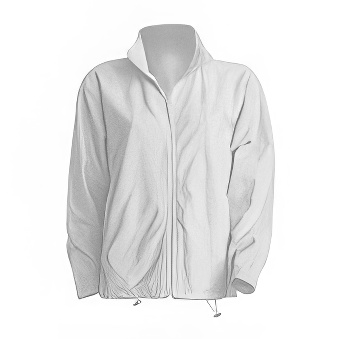 Bluza polarowa męska - Standard Kolor: biały Rozmiar: 3XL