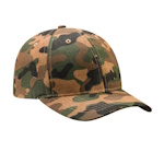 Peaked cap 6-panels with metal clip