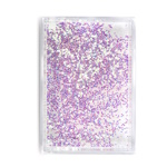 Liquid photo frame - lilla flakes
