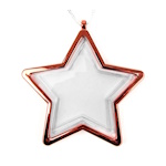 Bombka - czerwona gwiazda na zdjęcie