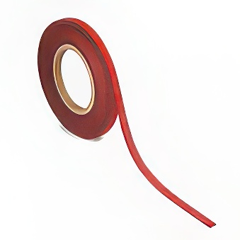 Pasek magnetyczny suchościeralny czerwony, 1 cm x 10 m
