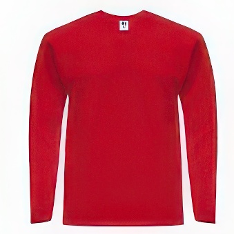 Koszulka Longsleeve Comfort z długim rękawem do nadruku Kolor: czerwony Rozmiar: 3XL