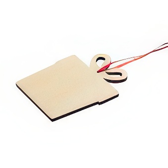 Zawieszka do sublimacji, graweru i termotransferu drukarką laserową - prezent, 7,6 x 10 cm