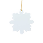 Plastic pendant for sublimation and engraving - leaf