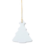 Plastic pendant for sublimation and engraving - christmas tree
