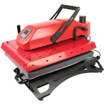 Swing PRO - swing away transfer press for flat surfaces