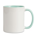 Inside and handle color sublimation mug