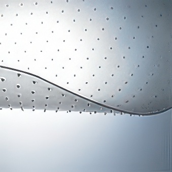 Mata ochronna, transparentna z kolcami na podłogę pod krzesło, fotel