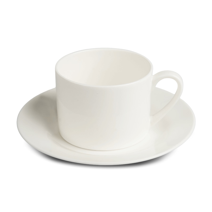 Cup for sublimation with saucer