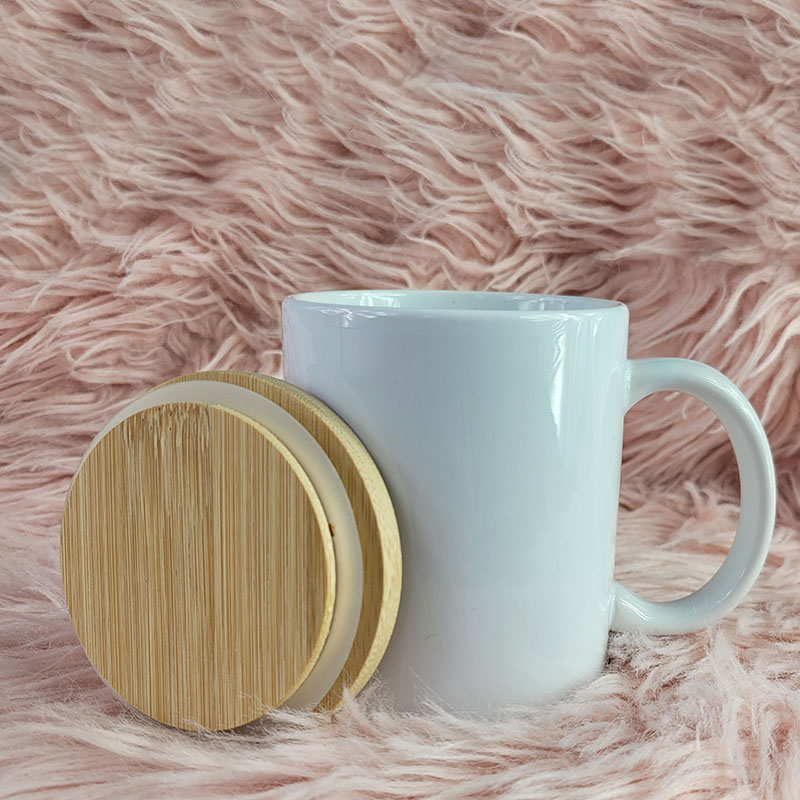 Bamboo lid for mug 330 ml