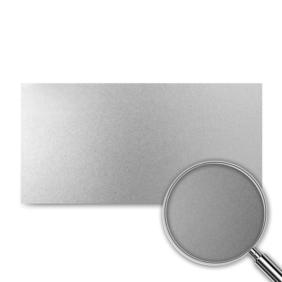 Matte aluminium plate for engraving