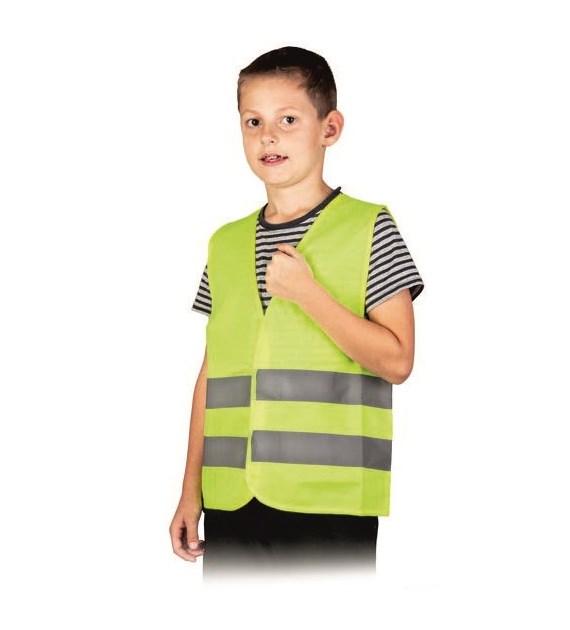 Yellow. reflective vest for kids