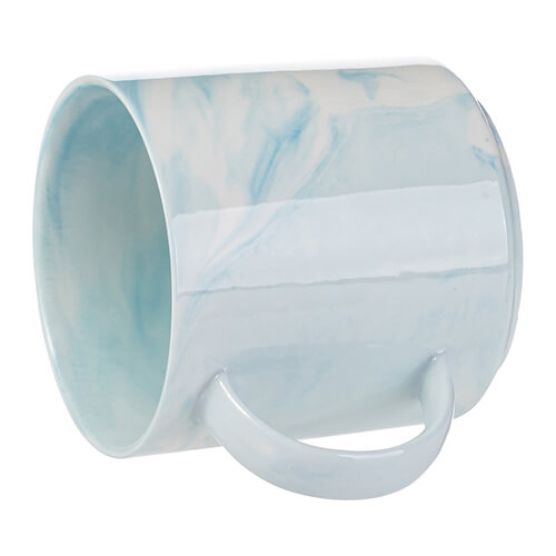 Stackable marble mug for sublimation