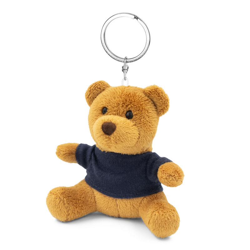 Teddy bear keychain with a printable T-shirt
