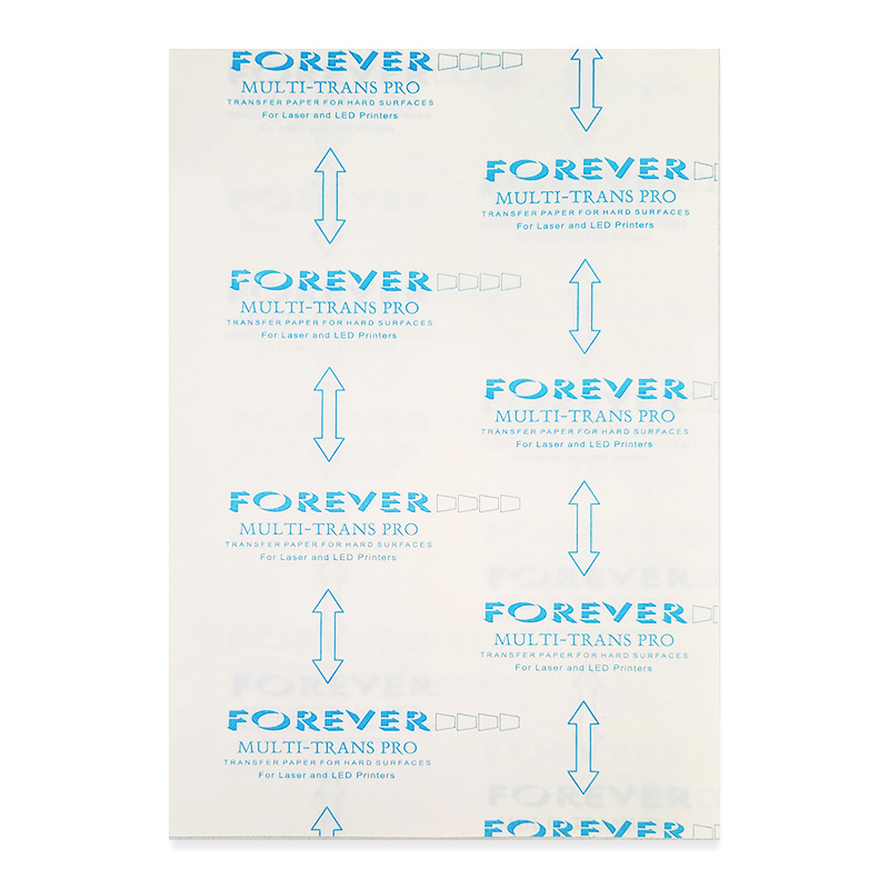 Multitrans PRO - transfer paper for white toner and CMYK printes to hard surfaces - 100 sheets