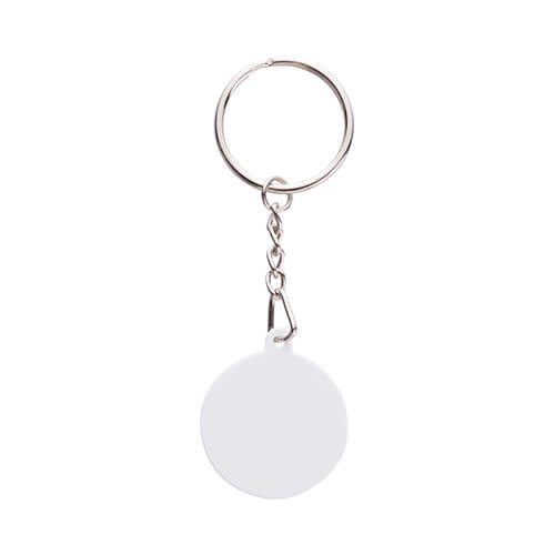 Metal keychain for sublimation - round