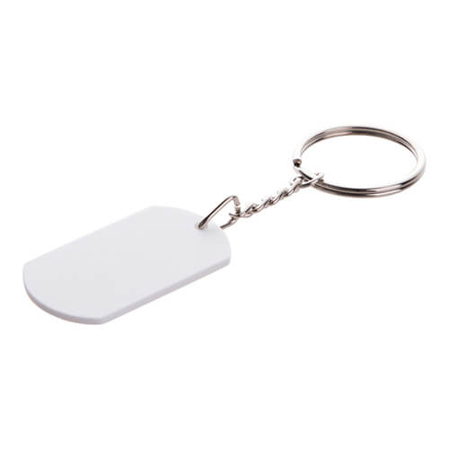 Metal keychain for sublimation - dog tag