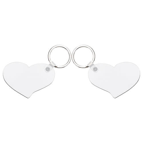 MDF keychain - heart