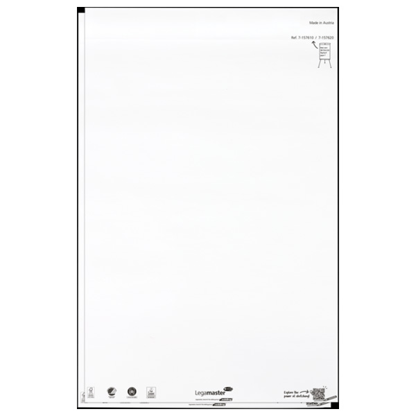 2 Plain flipchart paper pads with 50 sheets 