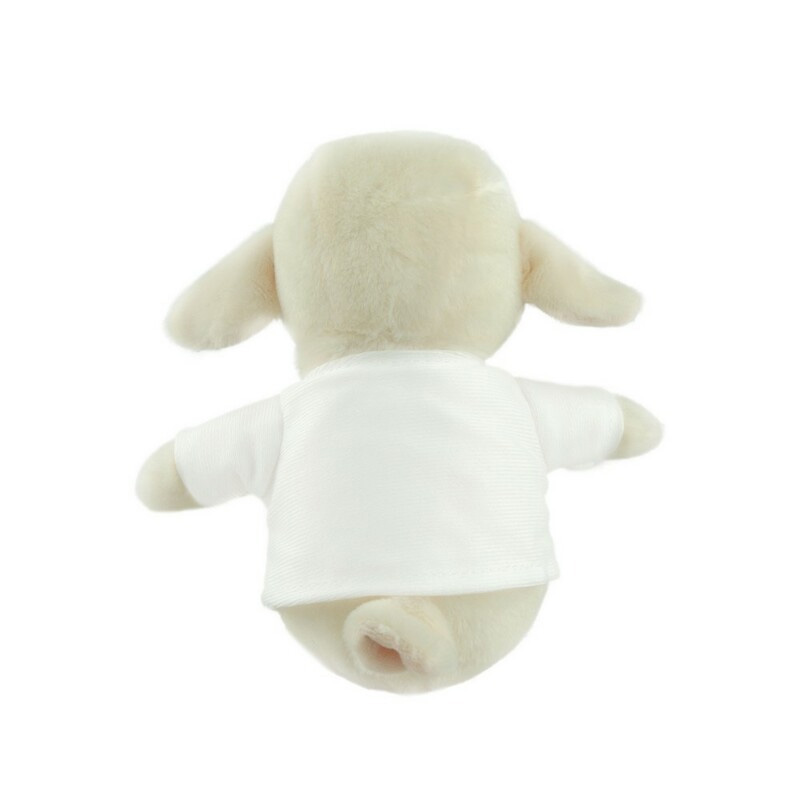 Teddy sheep with a white T-shirt for sublimation