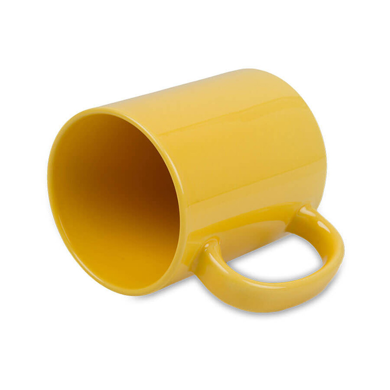Inside and outside glossy, color sublimation mug