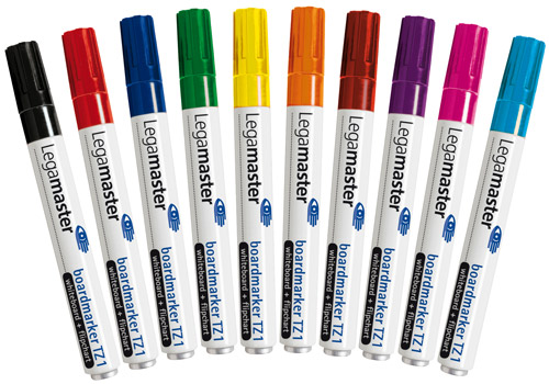 Set of 10 markers TZ1, assorted colours