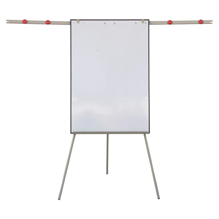 Flipchart magnetyczny suchościeralny stojący z ramionami