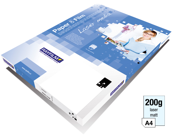 Dwustronny papier fotograficzny A4 (200 g) do drukarek laserowych i kopiarek - 100 arkuszy