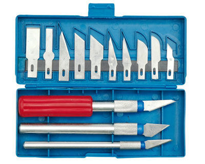 Knife set for foil (16pcs.)