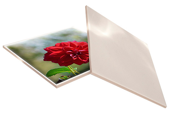 Kwadratowa płytka ceramiczna do sublimacji - bok 10.8 cm - 48 sztuk