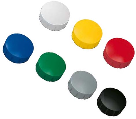 Colorful circle magnets