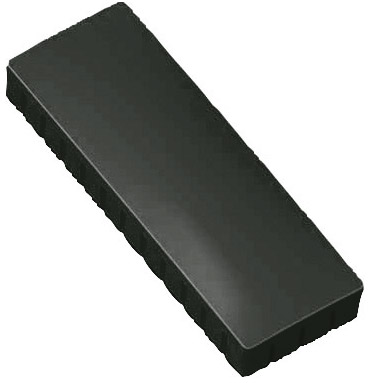 Black rectangular magnets