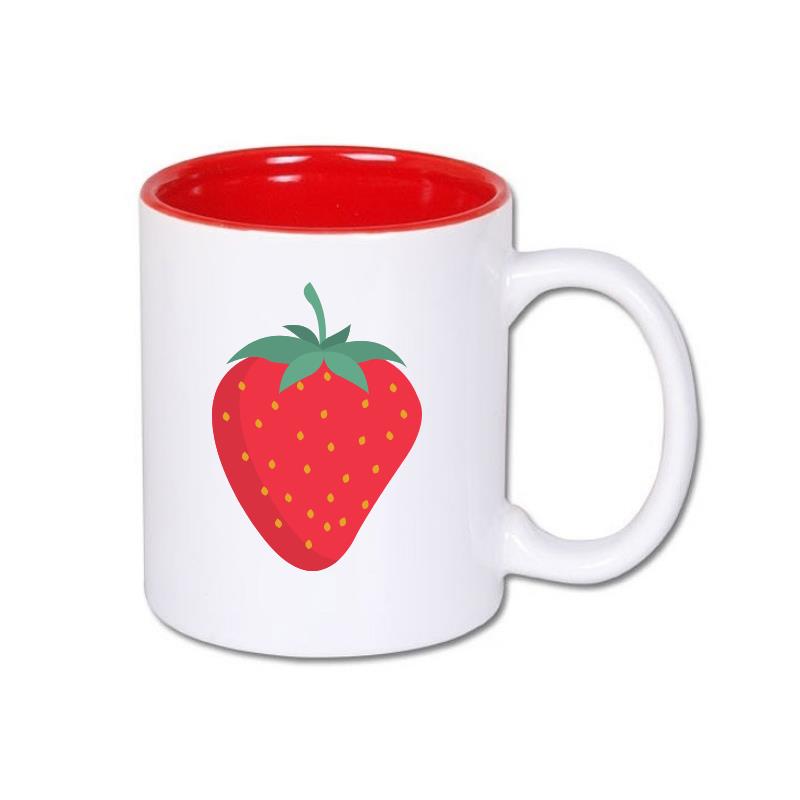 Inside color outside white sublimation mug - 72 pcs