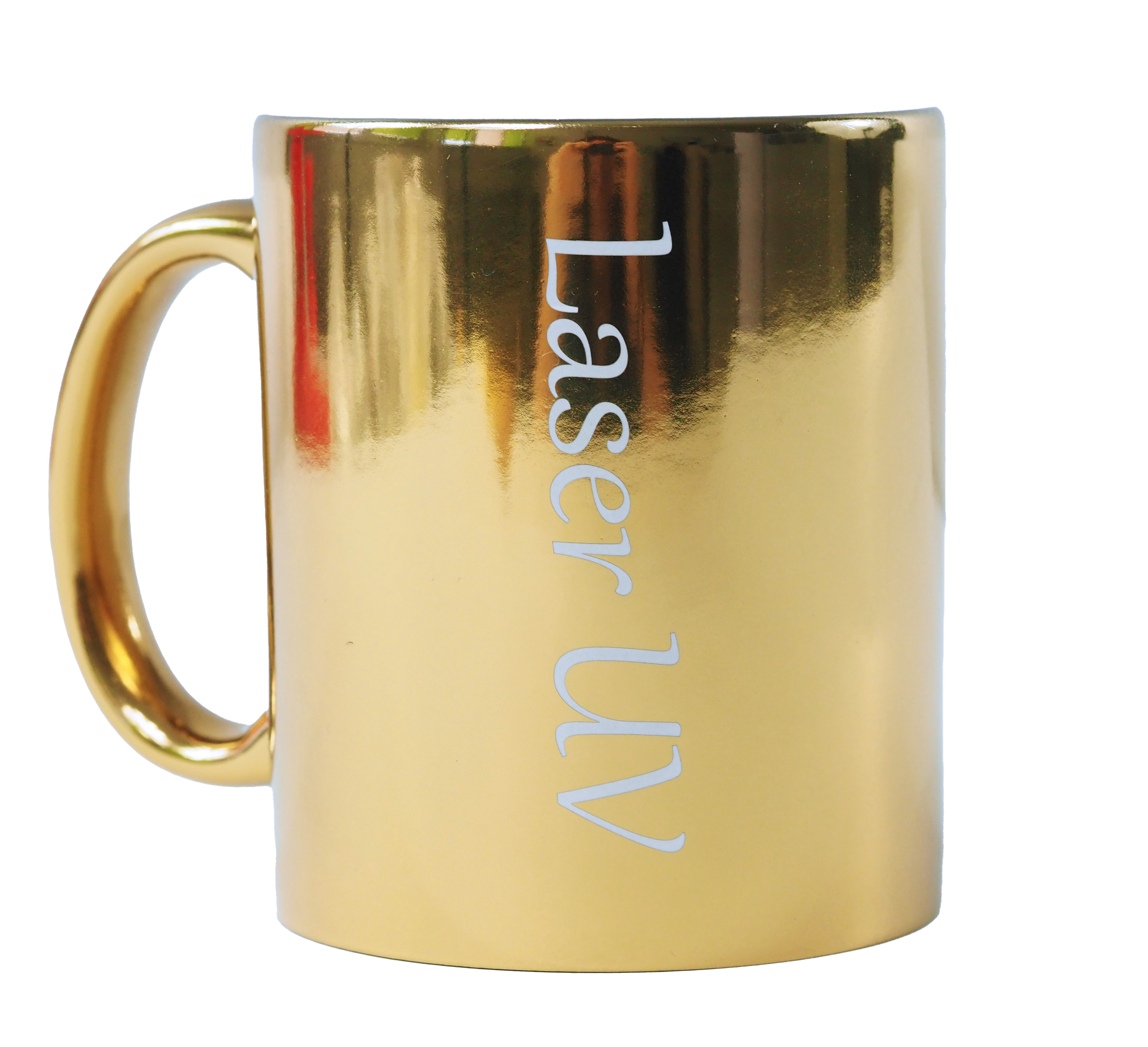Glossy metallic sublimation mug