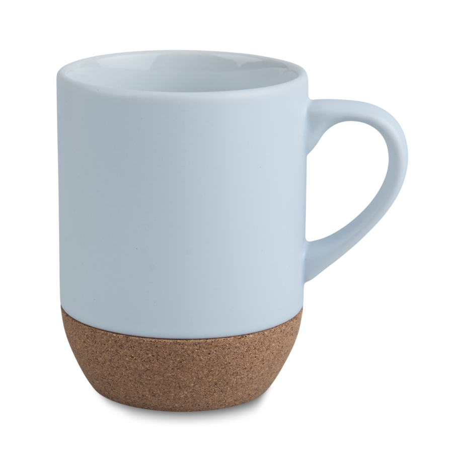 Coloured, Matte Coffee Sublimation Mug with Cork Base