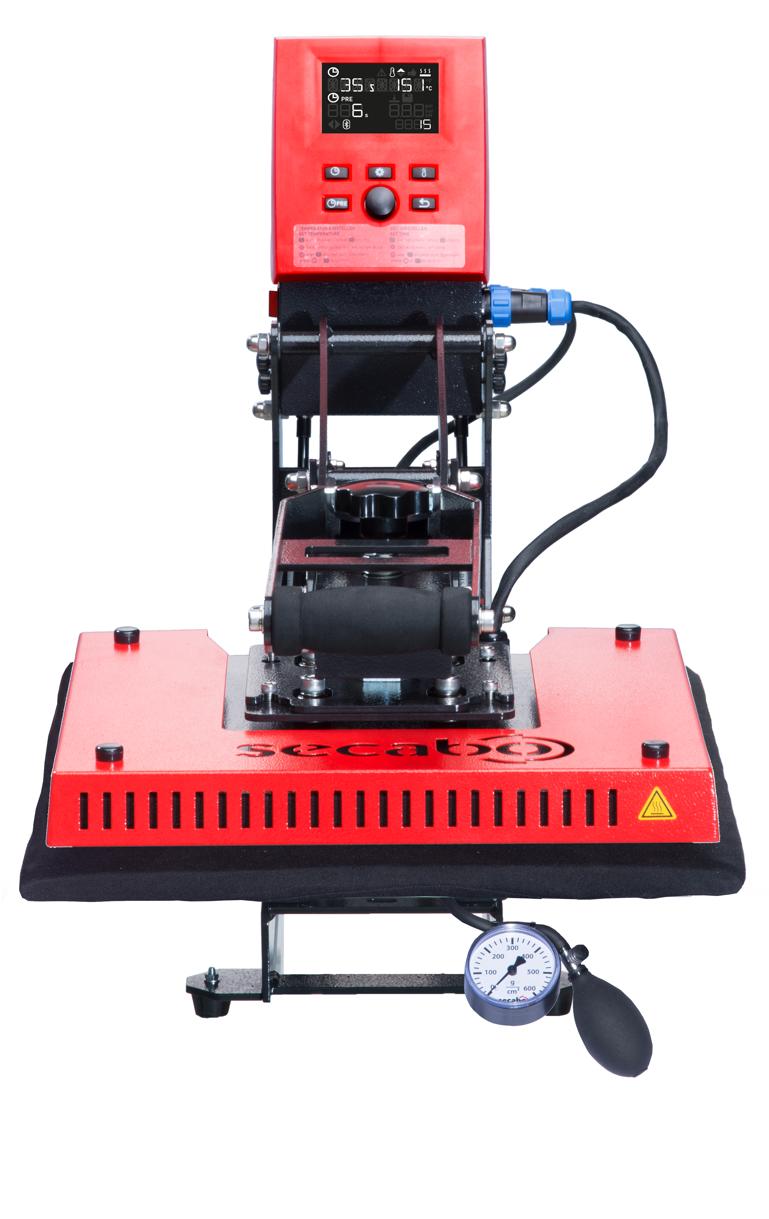 TC5 SMART MEMBRANE Secabo z Bluetooth  - prasa termotransferowa do powierzchni płaskich