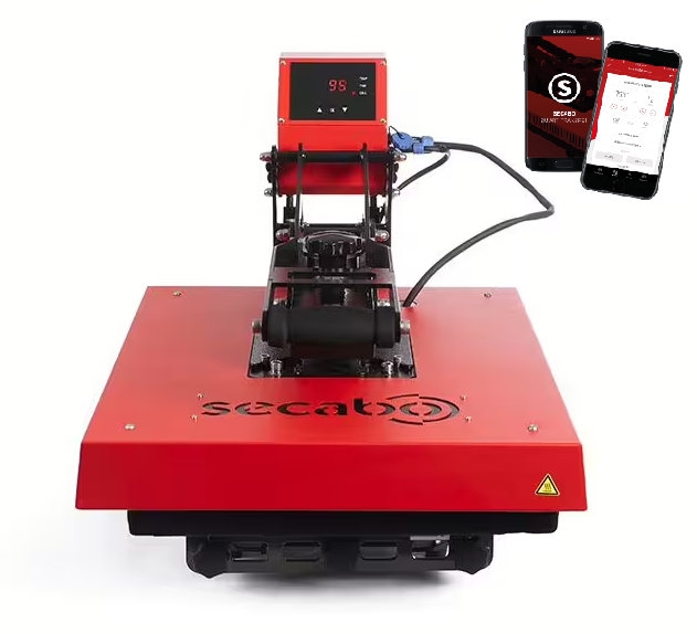 TC7 SMART Energy Saver Secabo z Bluetooth - prasa transferowa do powierzchni płaskich