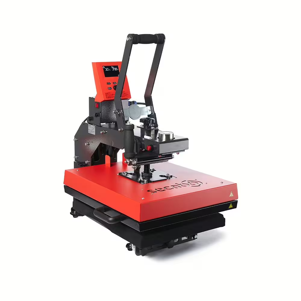 TS7 SMART z Bluetooth - energooszczędna prasa termotransferowa z opcją wymiany płyt, otwierana na bok - swing [40 x 50 cm]